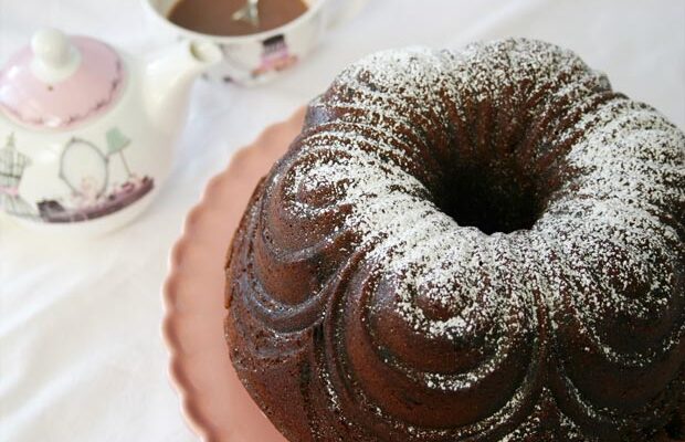 Шоколадный бисквитный торт.  простой рецепт
