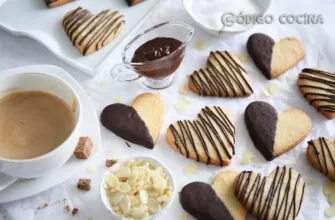 Миндально-шоколадное печенье, простой рецепт